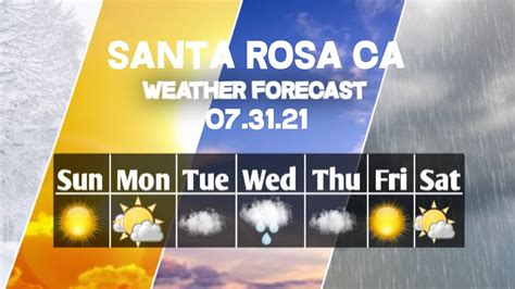 Santa Rosa Weather Forecast .